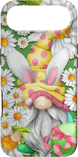 Vista 27 de Funny Easter Gnome Graphic for Women Teachers and Daisy Mom Case for iPhone 17