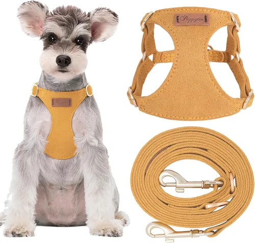 Vista 9 de Arnés para cachorros Puppytie XXS sin tirones con correa multifuncional para perro, suave ajustable, sin estrangulamiento, a prueba de escapes