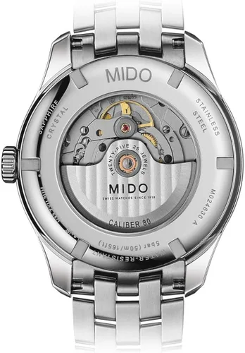 Vista 2 de Mido Belluna Sunray - Reloj automático suizo para Hombre - Esfera azul - Caja 1.673 in - M0246301104100, Azul, Reloj automático