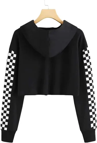 Vista 3 de Meikulo Conjunto de 2 piezas para niñas, sudaderas con capucha y pantalones deportivos de manga larga