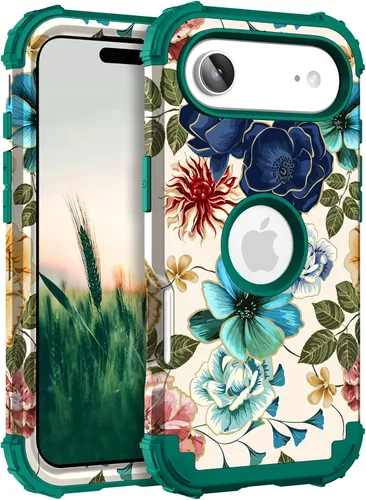 Vista 149 de Hocase Funda para iPhone SE 2022/2020, resistente a prueba de golpes, de plástico duro+goma de silicona, funda protectora híbrida para iPhone SE