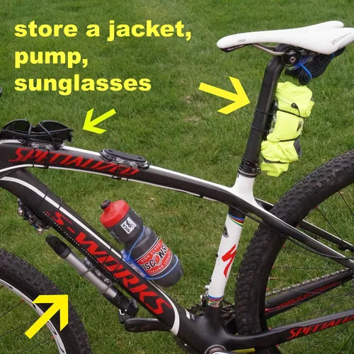 Vista 8 de BiKase Superband X: Soporte versátil para manillar de bicicleta, soporte universal para teléfono celular y accesorios para ciclismo, ATV, cochecito