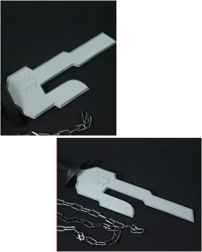 Vista 4 de Tugia Toji Fushiguro Cosplay Prop Últimos personajes de anime Toji Fushiguro Cosplay Arma Cadena Disfraz