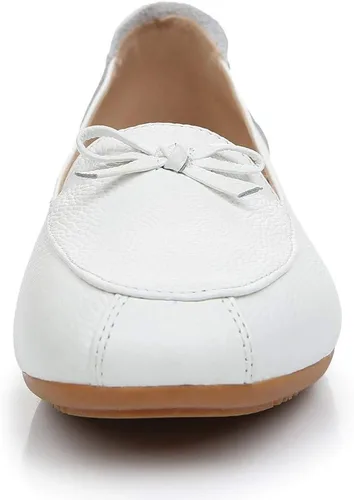 Vista 4 de VenusCelia Zapato plano ancho con lazo para mujer