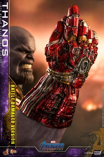 Vista 10 de HOT TOYS 1/6 Avengers: Endgame MMS564 Thanos Battle Versión dañada