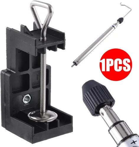 Vista 6 de Soporte para amoladora rotativa Abrazadera en el eje Felxible Grinder Holder Stand Hanger Multitools con abrazadera de soporte Multi herramienta