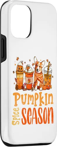 Vista 3 de Funda para iPhone 14 Happy Pumpkin Spice Season Coffee Latte Otoño Temporada de Otoño