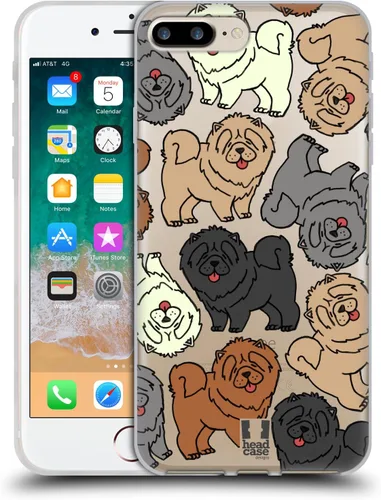 Vista 24 de Head Case Designs Airedale Terrier - Funda de gel suave con 4 patrones de razas de perro [protección de grado militar] compatible con Apple iPhone 7