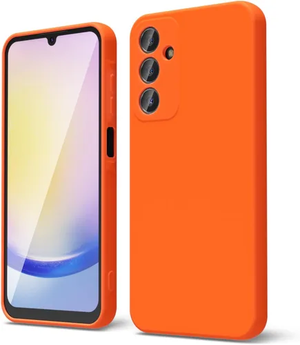 Vista 200 de oakxco Funda para teléfono Samsung Galaxy A12 con agarre de silicona líquida, linda delgada fina suave cubierta de gel de goma TPU lisa para mujeres
