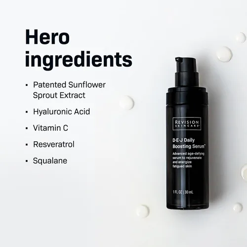 Vista 5 de Revision Skincare D·E·J Daily Boosting Serum™, suero antienvejecimiento, reduce las arrugas, apoya la firmeza de la piel y la elasticidad de la piel