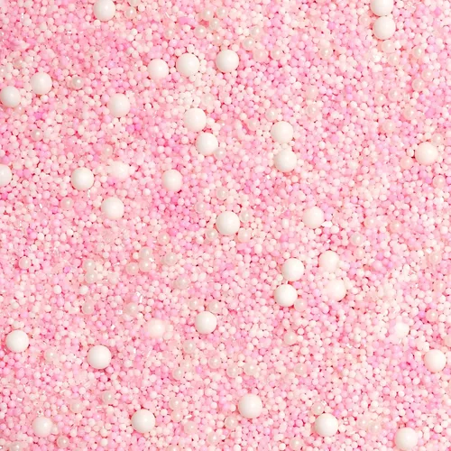Vista 3 de Fancy Sprinkles Bubble Bath - Gránulos rosa y blanco pastel, 1 paquete