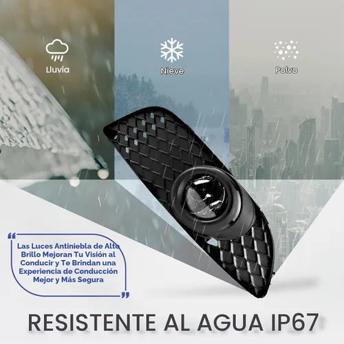 Vista 4 de Luces antiniebla Lancer 2008 2009-2014 - RP Remarkable Power, para 2009 2010 2011 2012 2013 2014 Sedán 4Puertas Non-EVO Kit de luz con bisel negro