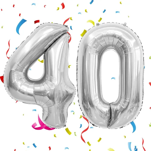 Vista 16 de Globos dorados de 40 pulgadas con números y letras del número 16, decoraciones de cumpleaños de 16 para niños, globos del número 6 y 1 incluidos Oro