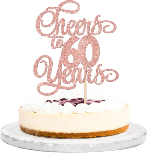 Vista 8 de 1 pieza de decoración para tartas de 40 años con purpurina para pastel de 40 años, 40 años, decoración fabulosa para tartas de cumpleaños de 40 Negro