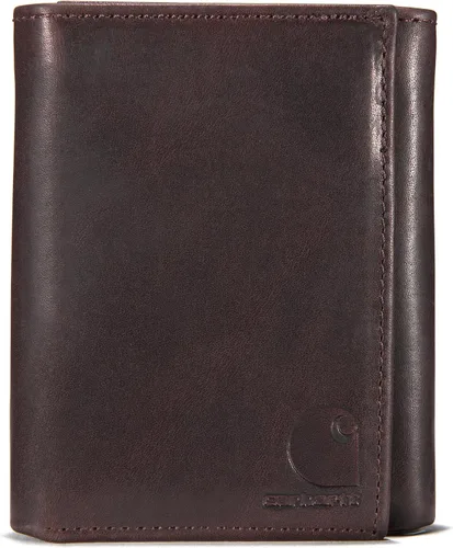 Vista 7 de Carhartt Carteras duraderas de cuero marrón aceitado para hombre, disponibles en varios estilos, Talla única
