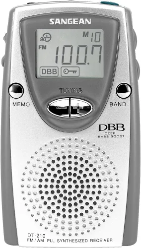 Vista 2 de Sangean Radio de bolsillo sintetizada DT-210 FM-StereoAM PLL