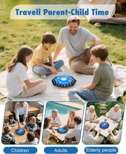 Vista 7 de Juego de palabras, juegos de mesa familiares con temporizador de pantalla y 2 modos, juegos de presión de 24 letras de ritmo rápido, juego