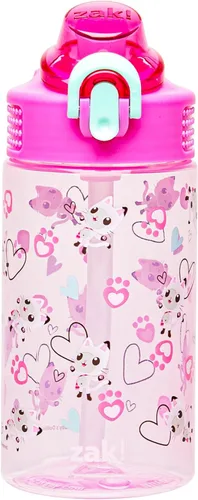 Vista 16 de Zak Designs Barbie Sage - Botella de agua para niños con popote a prueba
