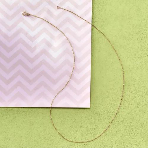Vista 3 de Ross-Simons 0.7mm 14kt Yellow Gold Rope-Chain Necklace