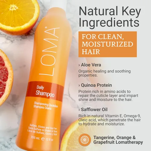 Vista 3 de Loma Loma Hair Care Daily Shampoo Fl Oz