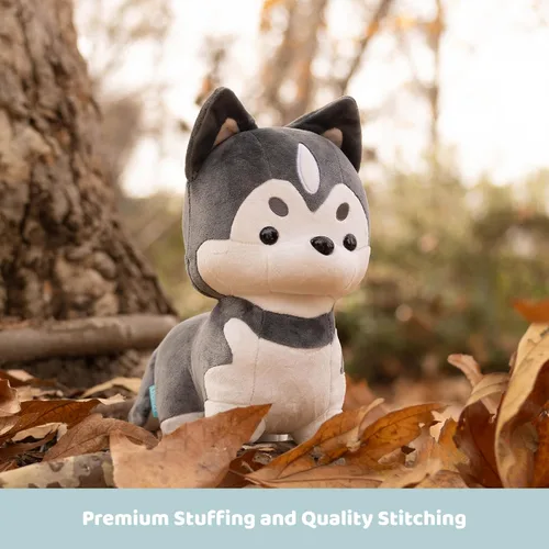 Vista 7 de Bellzi Husky siberiano – Juguete de peluche lindo de 6.5 pulgadas – Suave y adorable regalo de peluche para perros – Regalo perfecto para todas