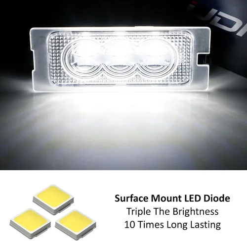Vista 3 de iJDMTOY OEM-Fit - Kit de luces LED completas de 3 W para matrícula compatible con Ford 2007-14 Edge, Escape 2008-12 y Mercury Mariner 2008-11