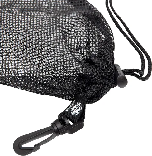Vista 9 de PALTERWEAR Bolsa de malla con cordón y clips de mosquetón, juego de 4, Negro
