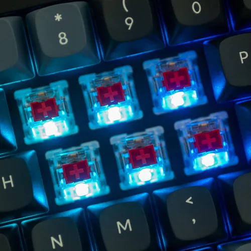 Vista 6 de Keychron V2 - Perilla de teclado mecánico con cable versión del 65 de diseño QMKVIA programable con teclado intercambiable en caliente interruptor