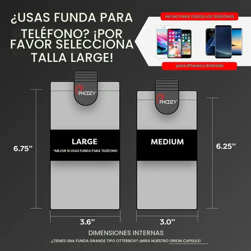 Vista 5 de PHOOZY XP3 Funda Térmica Ultra-Resistente para Teléfono para Frío Extremo Funda Aislada para Teléfono Extiende la Vida de la Batería 4X Equipo