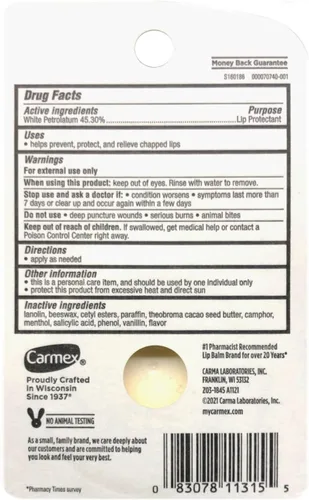 Vista 4 de Carmex Bálsamo Labial Pequeño