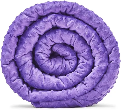 Vista 16 de TONGDADA Manta con peso para niños, 40 x 60 pulgadas, 10 libras, para niños de entre 80 y 125 libras, material de algodón de primera calidad