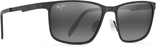 Vista 2 de Maui Jim Gafas de sol rectangulares polarizadas Cut Mountain para hombre