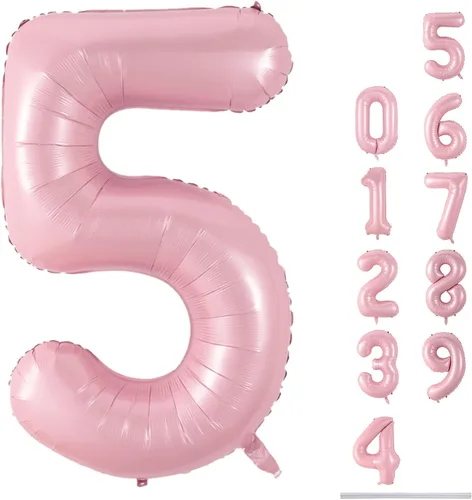 Vista 173 de Globo negro del número 0 para niñas y niños, 40 pulgadas, grande, número 0-9, de papel de aluminio, de Mylar para helio, juego de globos digitales
