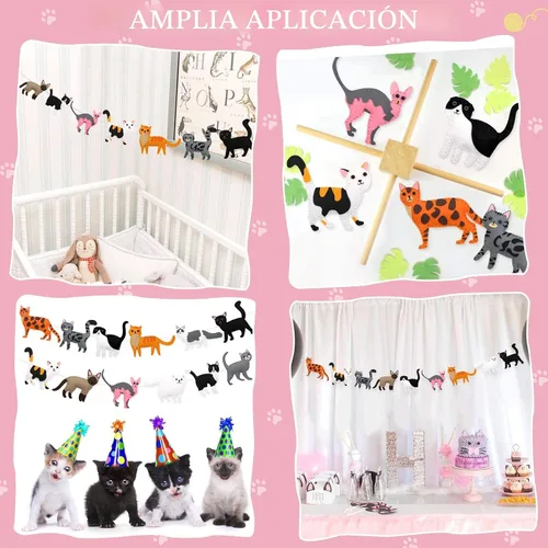 Vista 6 de CiyvoLyeen Kit de costura de gato para niños, edades de 7, 8, 9, 10, 11, 12 años, juguetes de peluche para gatitos, juego de manualidades