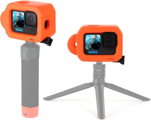 Vista 9 de HSU Windslayer - Carcasa flotante para GoPro Hero 11/10/9, color negro