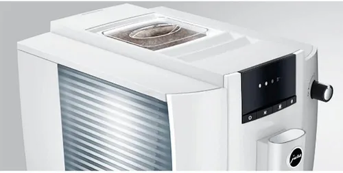 Vista 2 de Jura Máquina de café automática blanca E4 Piano