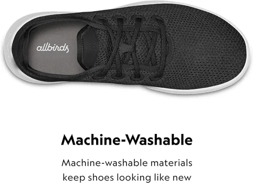 Vista 4 de Zapatos deportivos para mujer Tree Runners, lavables a máquina, hechos con materiales naturales
