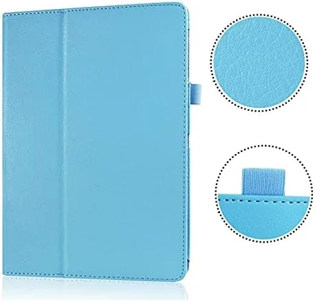 Vista 3 de Funda compatible con Samsung Galaxy Tab S T800 T805 10.5" de piel sintética para tablet (color negro)
