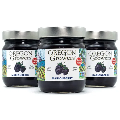 Vista 11 de Oregon Growers Marionberry Fruit Spread, 12 oz (paquete individual)