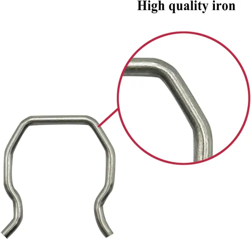 Vista 3 de 8 clips de inyector de combustible para 2003-2010 6.0L Powerstroke Diesel Plug retainer clips, Replacement for W301222, Fastener seal parts