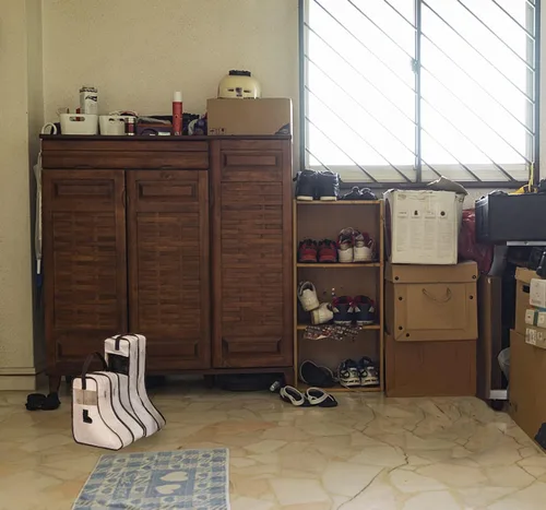 Vista 6 de WITERY Bolsa de zapatos para botas, organizador de viaje, cubo de almacenamiento, portátil, impermeable, organizador de bolsas para zapatos, bolsa
