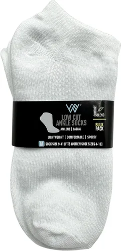 Vista 4 de Winterlace Paquete de 24 pares de calcetines de tobillo para mujeres y niñas, divertido y lindo corte bajo que no se muestra, colorido suave