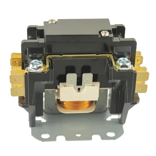 Vista 3 de BOJACK Contactor de CA de propósito definido de 1 polo, bobina FLA 25 A, 24 VCA. Contactor para compresor de condensador de aire acondicionado