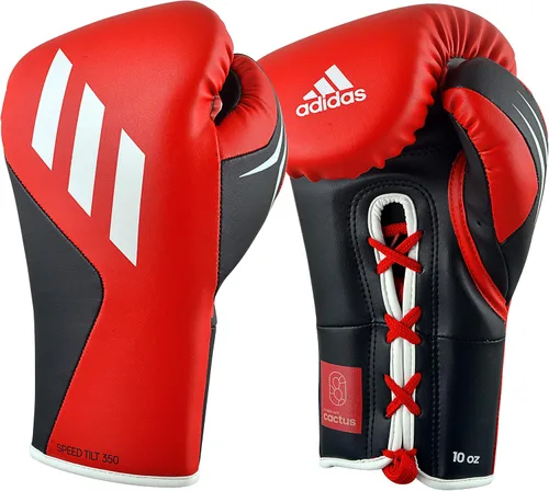 Vista 6 de adidas Tilt 350 Pro con cierre de encaje - con nueva tecnología Tilt - para hombres, mujeres, unisex - Boxeo de cuero vegano sostenible. Guantes