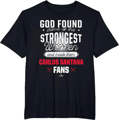 Vista 11 de Dios encontró la mujer más fuerte Carlos Santana camiseta