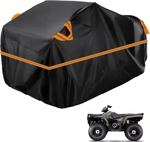 Vista 214 de Cubierta para ATV impermeable compatible con Arctic Cat H1 EFI TRV Cruiser 4x4 2011, cubierta de 210D para vehículos de 4 ruedas, cubierta para quad