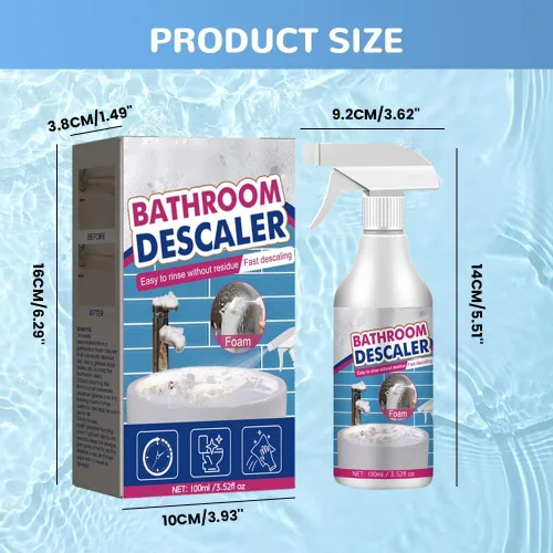 Vista 6 de Limpiador Descalcificador para Baño, Limpiador Multipropósito Mejorado 2026 para Manchas Difíciles, Limpiadores Descalcificadores para Baño, Espray