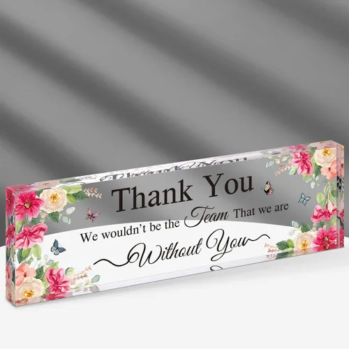 Vista 9 de Regalos de Navidad Pinkunn para Jefa con Citas Inspiradoras para Mujeres, Regalos de Oficina para Mujeres, Decoración de Oficina de Jefa