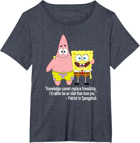 Vista 64 de Mademark x SpongeBob SquarePants - Patrick & SpongeBob - Camiseta de la amistad Asfalto