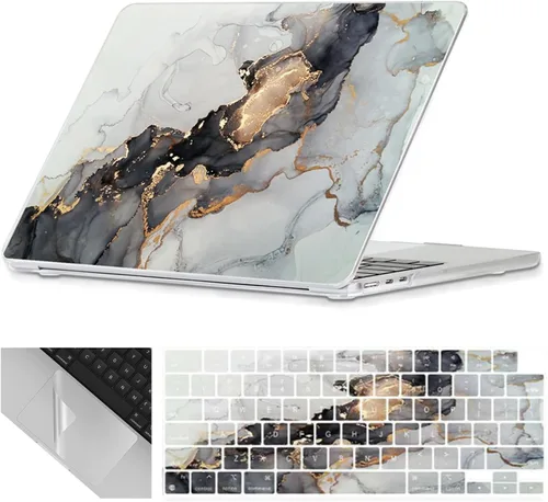 Vista 18 de Se7enline Funda compatible con MacBook Neo de 13 pulgadas 2026 A3404, diseño estético, bonita carcasa rígida femenina, cubierta de teclado